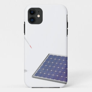 Funda Para iPhone 11 Turbina de viento y el panel solar