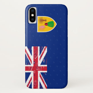 Funda Para iPhone X Turcos y caja del teléfono de la bandera de Caicos
