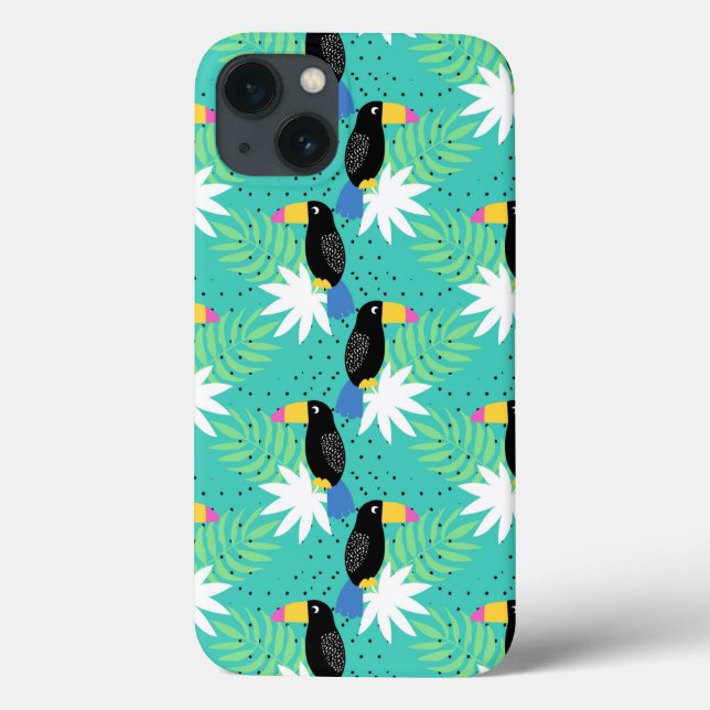 Funda De Case-Mate Para iPhone Turistas Verde azulados (Reverso)