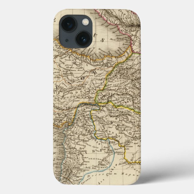 Funda De Case-Mate Para iPhone Turkey Syria map (Reverso)