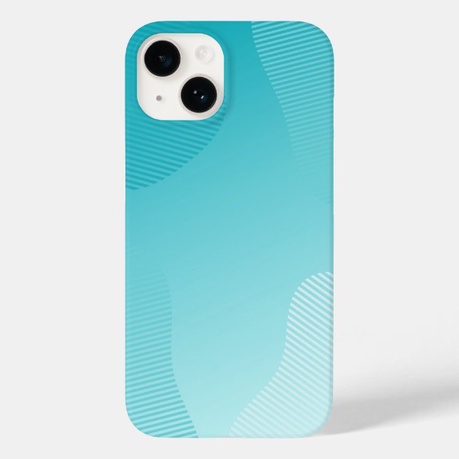 Funda De Case-Mate Para iPhone Turquesa azul  (Reverso )