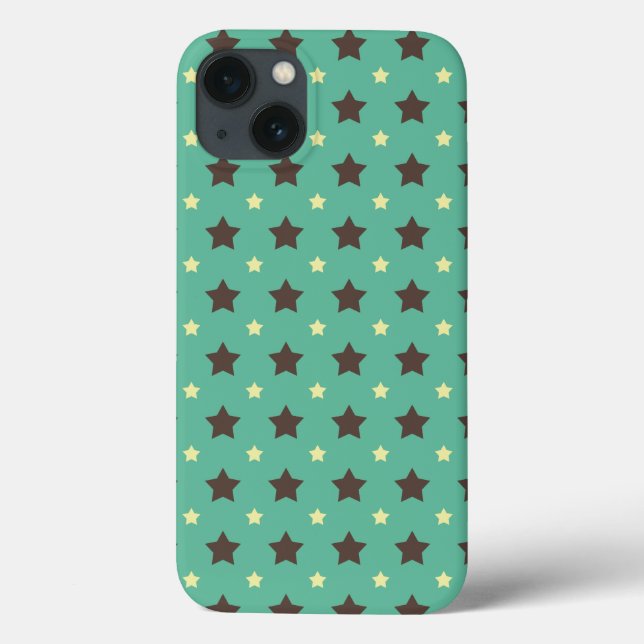 Funda De Case-Mate Para iPhone *Turquesa Nights Retro Stars* iPad Air Case (Reverso)