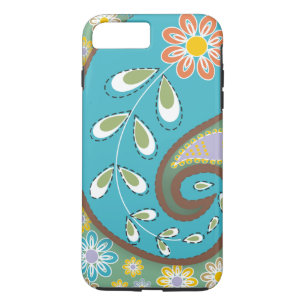 title_seo2 Turquesa retro, personalizado paisley marrón