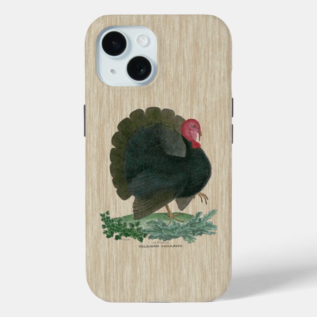 Funda De Case-Mate Para iPhone Turquía vintage (Reverso )