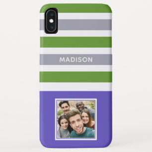 FUNDA PARA iPhone XS MAX TUS CASOS DE TELÉFONO DE FOTO Y NOMBRE