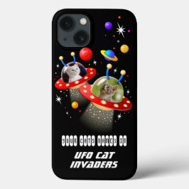 Funda Para iPhone 13 Tus gatos en un Ca de Cine de Ciencia Ficción de U