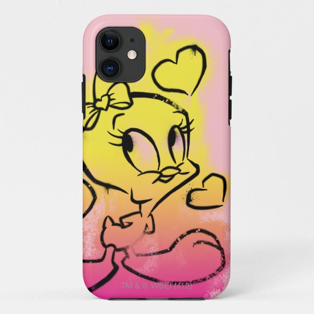 Funda De Case-Mate Para iPhone TWEETY™ Con Corazón (Reverso)