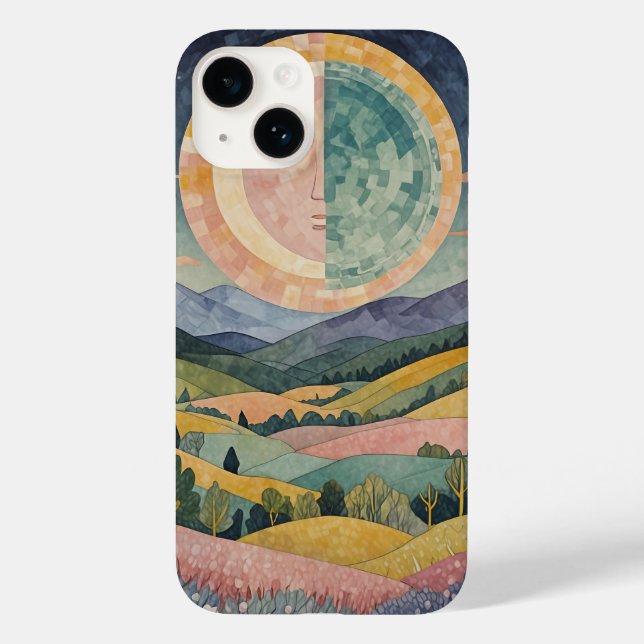 Funda De Case-Mate Para iPhone Twilight Hillside (Reverso )