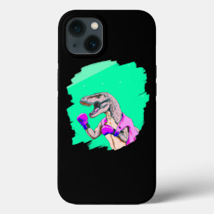 Funda Para iPhone 13 Tyrannosaurus T.Rex Personalizado prehistórico Val