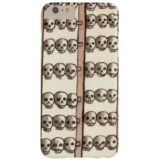 Funda De Case-Mate Para iPhone Tzompantli Skull Rack Aztec (Reverso)
