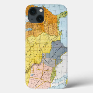 FUNDA PARA iPhone 13 U.S. MAPA, 1776-1884
