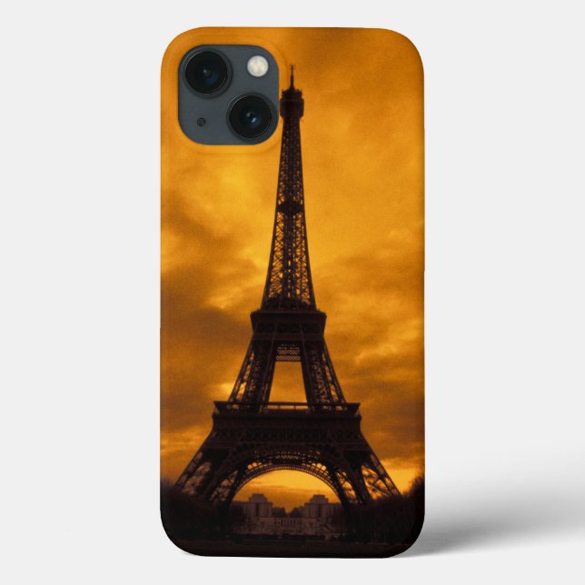 Funda De Case-Mate Para iPhone UE, Francia, París.  Torre Eiffel. (Reverso)