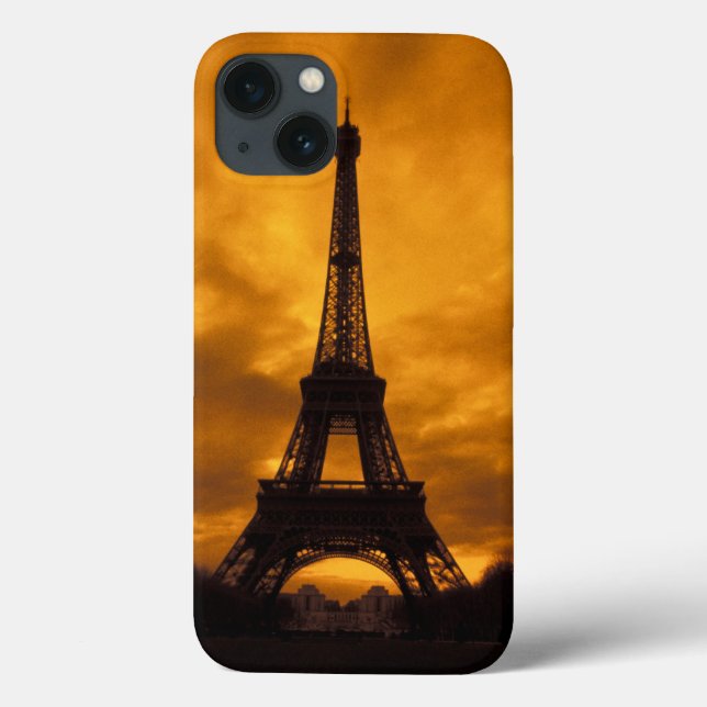 Funda De Case-Mate Para iPhone UE, Francia, París.  Torre Eiffel. (Reverso)