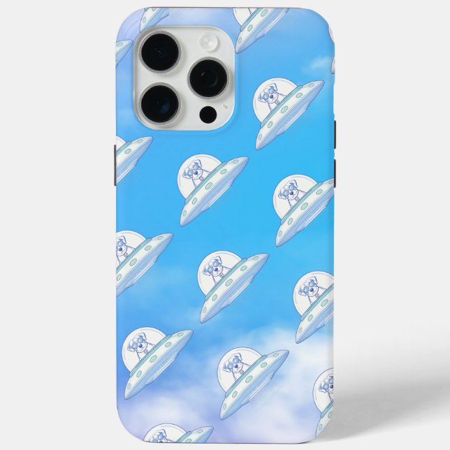 FUNDA DE Case-Mate PARA iPhone UFO PETS (Reverso )
