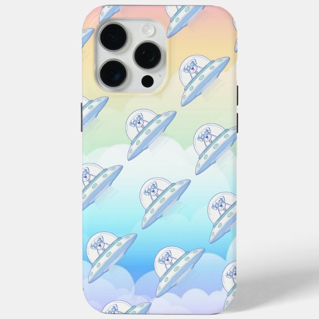 FUNDA DE Case-Mate PARA iPhone UFO PETS (Reverso )
