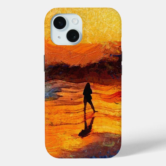 Funda De Case-Mate Para iPhone Última luz del día Estuche de teléfono Sunset (Reverso )
