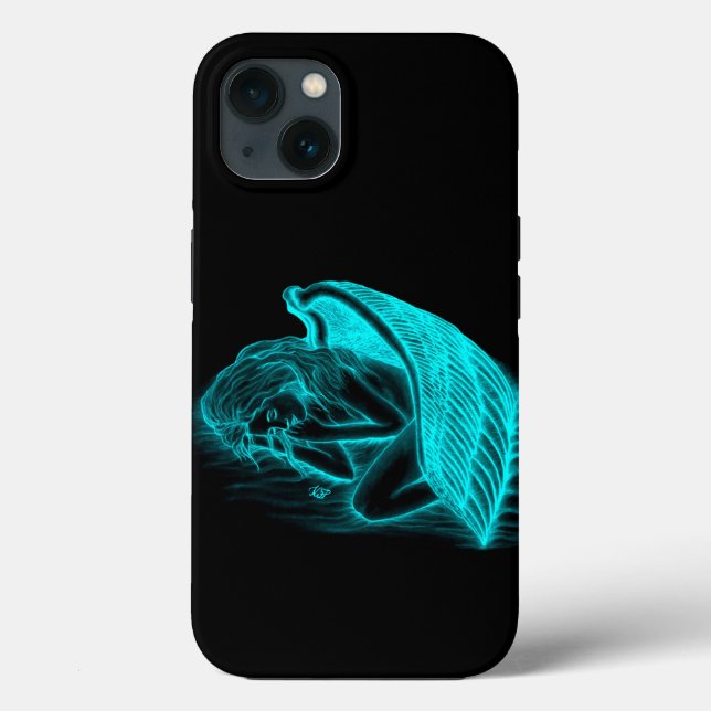 Funda De Case-Mate Para iPhone Un ángel dormido (Reverso )