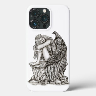 Funda Para iPhone 13 Pro Un ángel dormido en la piedra