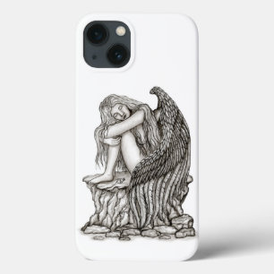 Funda Para iPhone 13 Un ángel dormido en la piedra