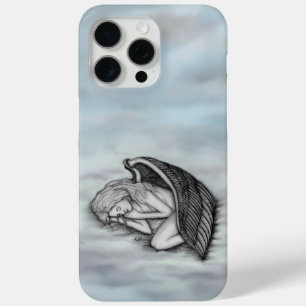 Funda Para iPhone 15 Pro Max Un ángel dormido en las nubes del cielo