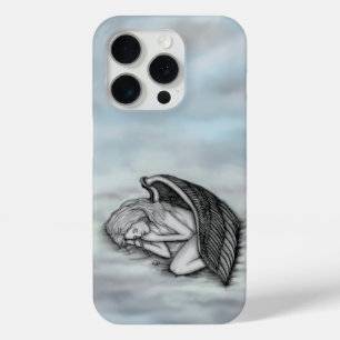 Funda Para iPhone 15 Pro Un ángel dormido en las nubes del cielo