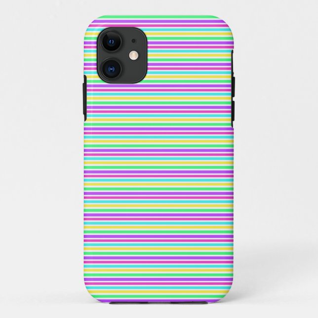Funda De Case-Mate Para iPhone Un arcoiris brillante (Reverso)