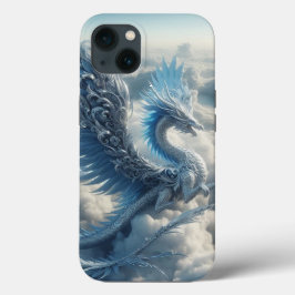 Funda Para iPhone 13 Un asombroso dragón rodeado de nubes