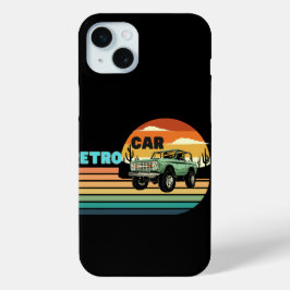 Funda Para iPhone 15 Mini Un auto grande retro
