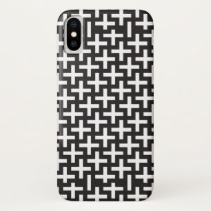 Funda Para iPhone X Un b&w modela hecho con "más" muestra