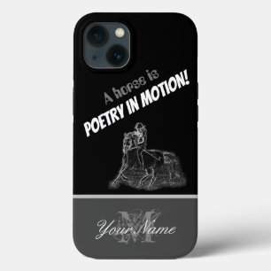 Funda Para iPhone 13 ¡Un caballo es poesía en movimiento!