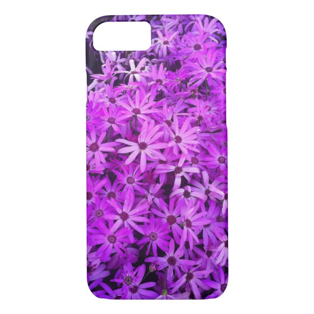 Funda De Case-Mate Para iPhone Un campo de margaritos y margaritos rosados (Reverso)