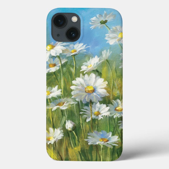 Funda De Case-Mate Para iPhone Un campo de maricas blancas (Reverso)
