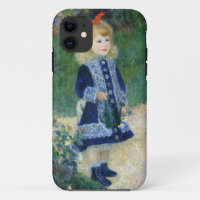 Un chica con una lata de agua de Auguste Renoir