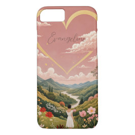 Funda Para iPhone 8/7 Un Chica con una mirada sentida y personalizada