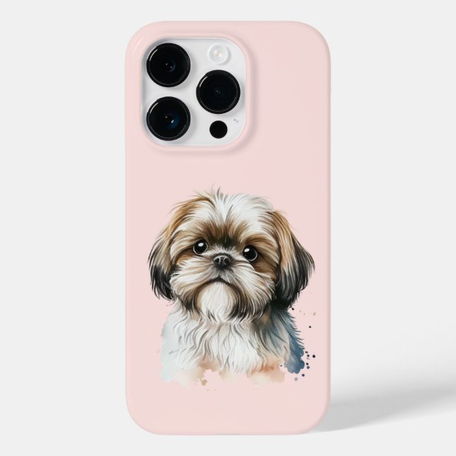 Funda De Case-Mate Para iPhone Un chií chií zu aguijonero puro rosado (Reverso )