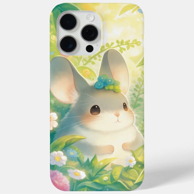 Funda De Case-Mate Para iPhone Un Chinchilla en el abrazo de la naturaleza (Reverso )