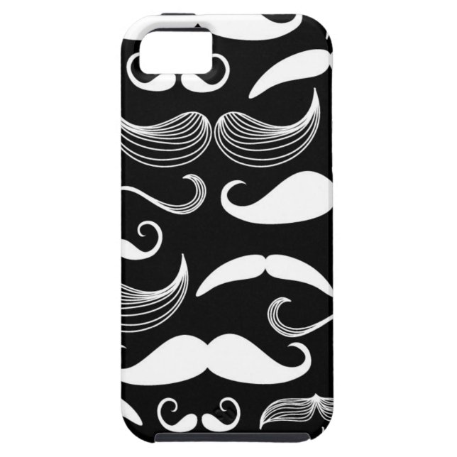 Funda De Case-Mate Para iPhone Un club de los caballeros. Modelo del bigote (Atrás)