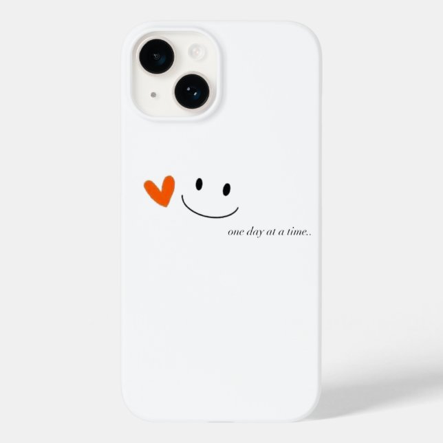 Funda De Case-Mate Para iPhone Un día a la vez  (Reverso )