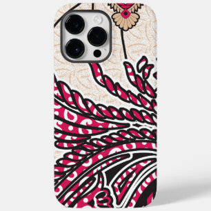 Funda Para iPhone 14 Pro Max De Case-Mate Un diseño paisajístico decorativo con un rojo inte
