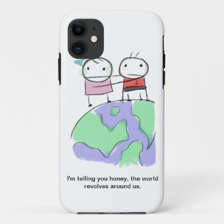 Funda Para iPhone 11 Un doodle tierra-cariñoso lindo por Monsterize