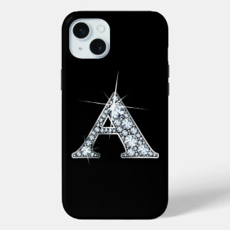 Funda Para iPhone 15 Mini Un falso monograma de diamantes