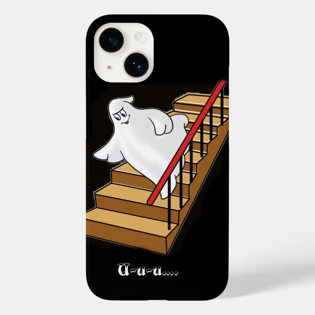 Funda De Case-Mate Para iPhone un fantasma baja las escaleras (Reverso )