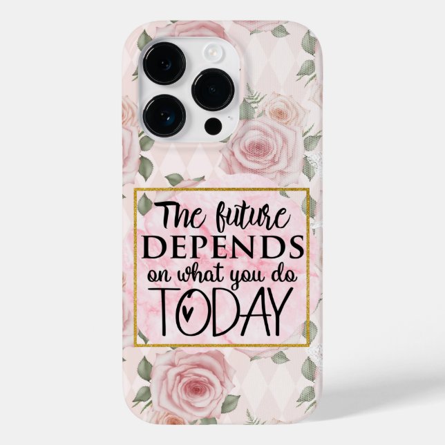 Funda De Case-Mate Para iPhone Un futuro inspirador: las opciones de hoy (Reverso )