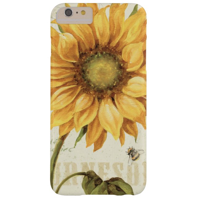 Funda De Case-Mate Para iPhone Un girasol amarillo (Reverso)