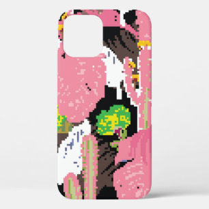 Funda Para iPhone 12 Un hermoso paisaje nocturno de colores pastel