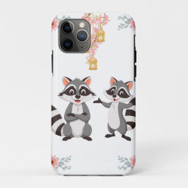 Funda Para iPhone 11 Pro Un humor alegre y juguetón, igual que los mapaches