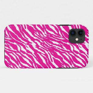 Funda Para iPhone 11 Un intrincado patrón floral en rosa y blanco, arte