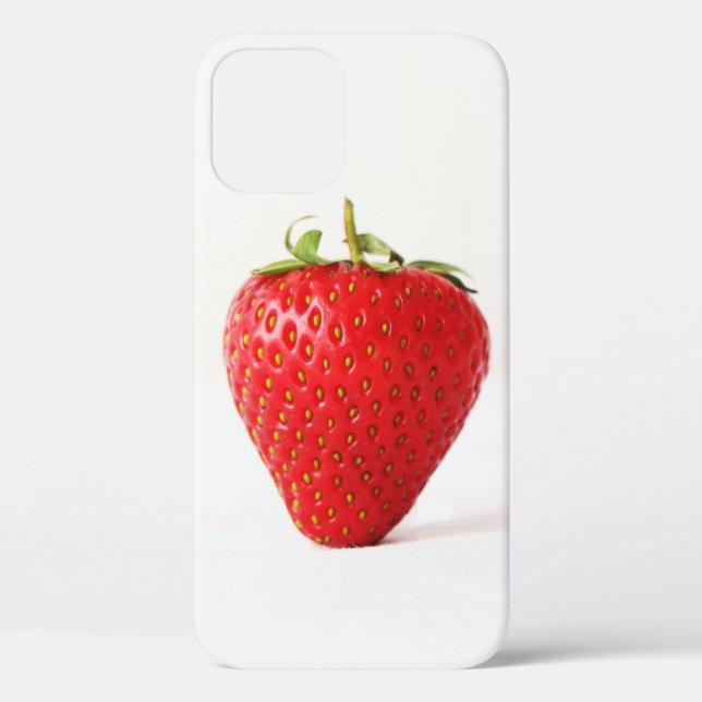 Funda De Case-Mate Para iPhone Un iphcna de fresa roja (Reverso )