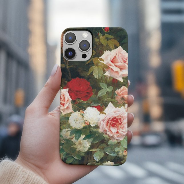 Funda De Case-Mate Para iPhone Un jardín Rosa (1902) (Subido por el creador)
