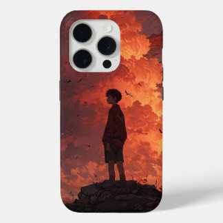 Funda Para iPhone 15 Pro Un joven en el horizonte – Cielo cinematográfico d